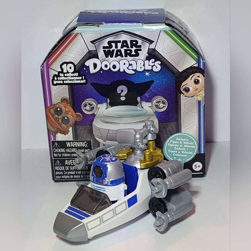 New Factory Sealed Star Wars Doorable Galactic Cruiser R2-D2 Tie Fighter